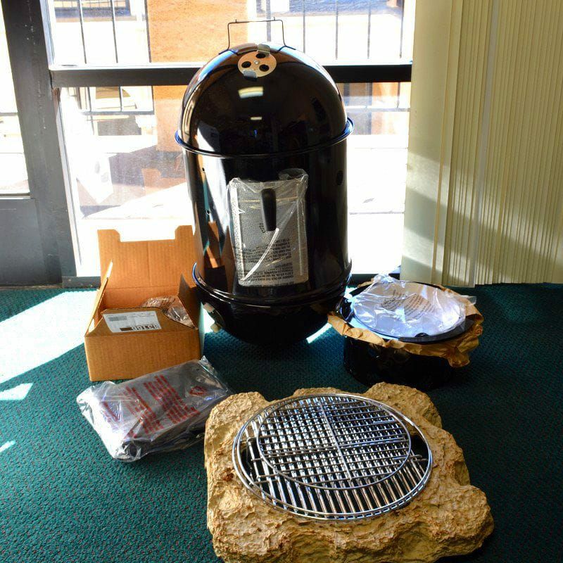 燻製器 本格 ウェイバー スモーキー マウンテンクッカー 木炭 約35cm