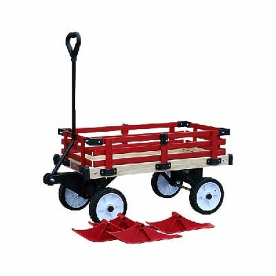 ガーデンワゴン ソリ アウトドア Millside Industries Convertible Garden Wagon Sleigh