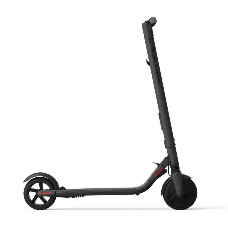 セグウエイeスクーター電動キックボードNinebotKickScooterbySegwayES2UpgradedMobility,FoldingElectricKickScooter,DarkGray【代引不可】家電