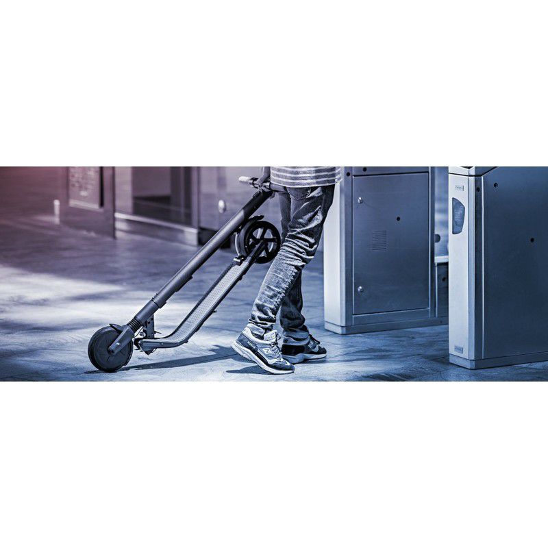 セグウエイeスクーター電動キックボードNinebotKickScooterbySegwayES2UpgradedMobility,FoldingElectricKickScooter,DarkGray【代引不可】家電