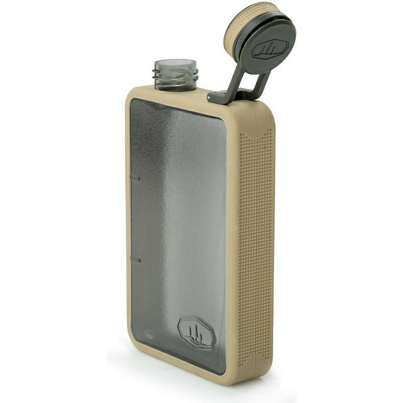 軽量120gコポリエステルシリコンバンパー水筒280mlアウトドア登山GSIOutdoorsBOULDERFLASK