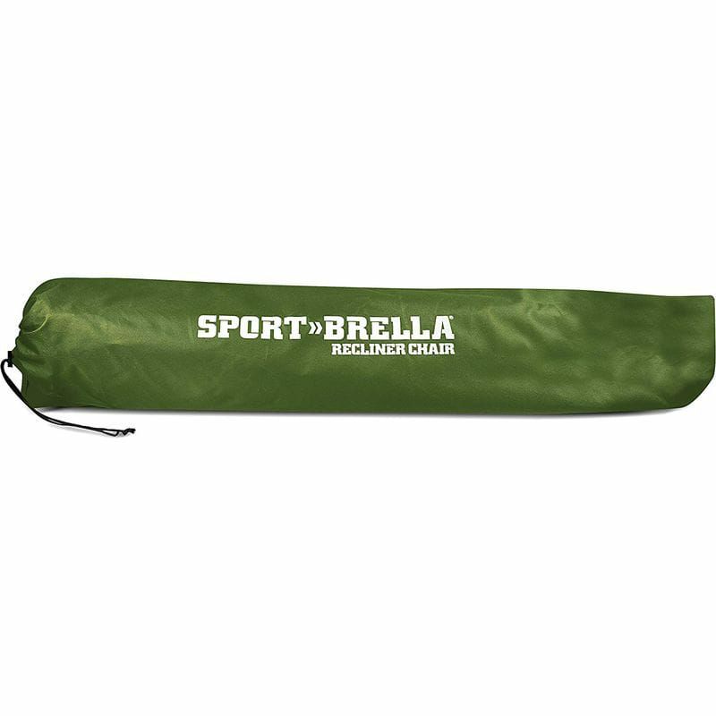 日傘付折り畳み椅子リクライニング3段階日焼け対策ビーチチェア野外フェス運動会キャンプSport-BrellaReclinerChair