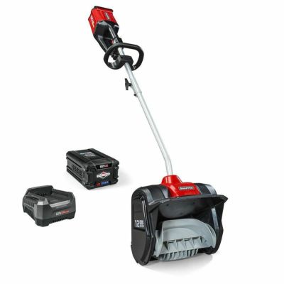 除雪機 充電式 電動家庭用小型バッテリー コードレス 雪かき機 82V Snapper XD SXDSS82 82V Cordless Snow Shovel Kit with 12-inch clearing width, includes (1) 2Ah Battery & (1) Rapid Charger 1687919 家電【
