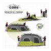 キャビンテント最大9人アウトドアキャンプCORE9PInstantCabin
