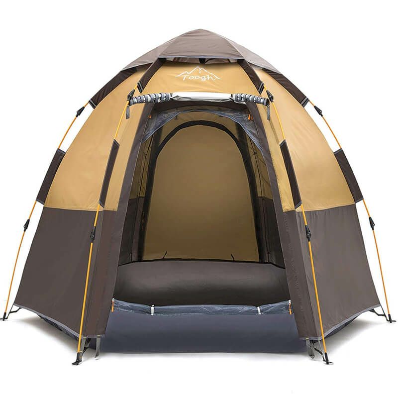 テント小型最大4人アウトドアキャンプフェス日除けToogh3-4PersonCampingTentBackpackingTentsHexagonWaterproofDomeAutomaticPop-UpOutdoorSportsTentCampingSunShelters