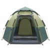 ドーム型ポップアップテント小型最大4人アウトドアキャンプフェス日除け防水Toogh3-4PersonCampingTentBackpackingTents