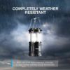 LEDランタン2個セットアウトドアキャンプVont2PackLEDCampingLantern,PortableLanterns,GreatAdditionto:SurvivalKitsHurricane,Emergency,Storm,Outages,OutdoorPortableLantern,Black,Collapsible,IncludesBatteries
