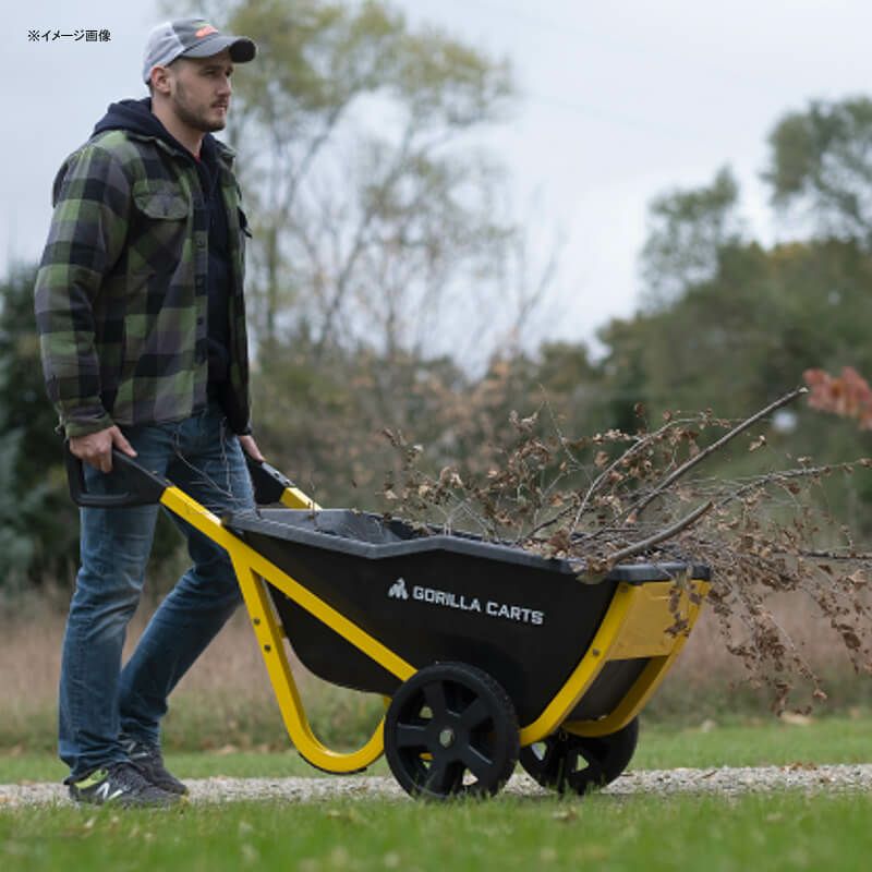 ガーデンカート キャリーカート ワゴン ゴリラカート Gorilla Carts 7 cu. ft. Evolution Poly Yard Cart  GCR-7 | アルファエスパス