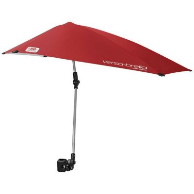 クリップ付日傘紫外線防止アウトドアキャンプゴルフスポーツSport-BrellaVersa-BrellaSPF50+AdjustableUmbrellawithUniversalClamp