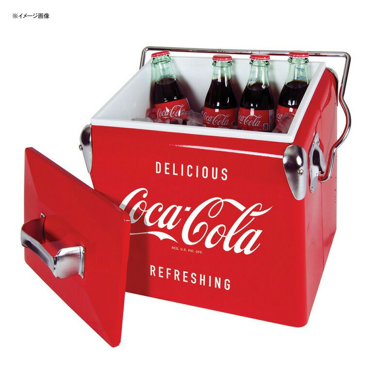 コカコーラクーラーボックス最大18缶13LレトロCocaColaVintageRetro14Quart(13Liter)IceChestPicnicCooler