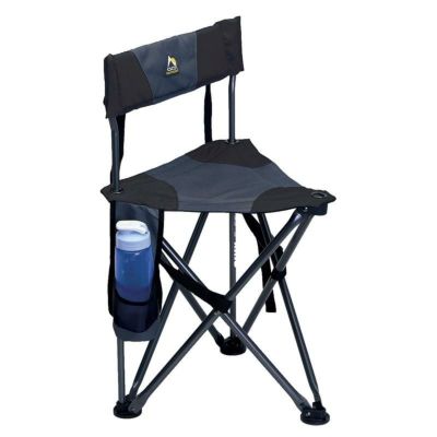 折りたたみ三脚チェアドリンクホルダー付イスアウトドアキャンプフェスビーチGCIOutdoorQuick-E-SeatFoldingTripodFieldChairwithBackrest