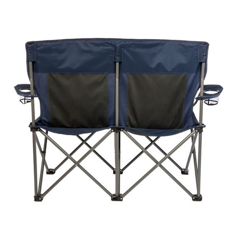 折りたたみ2人用チェアドリンクホルダー付椅子ベンチアウトドアキャンプビーチKamp-RiteDoubleFoldingChair