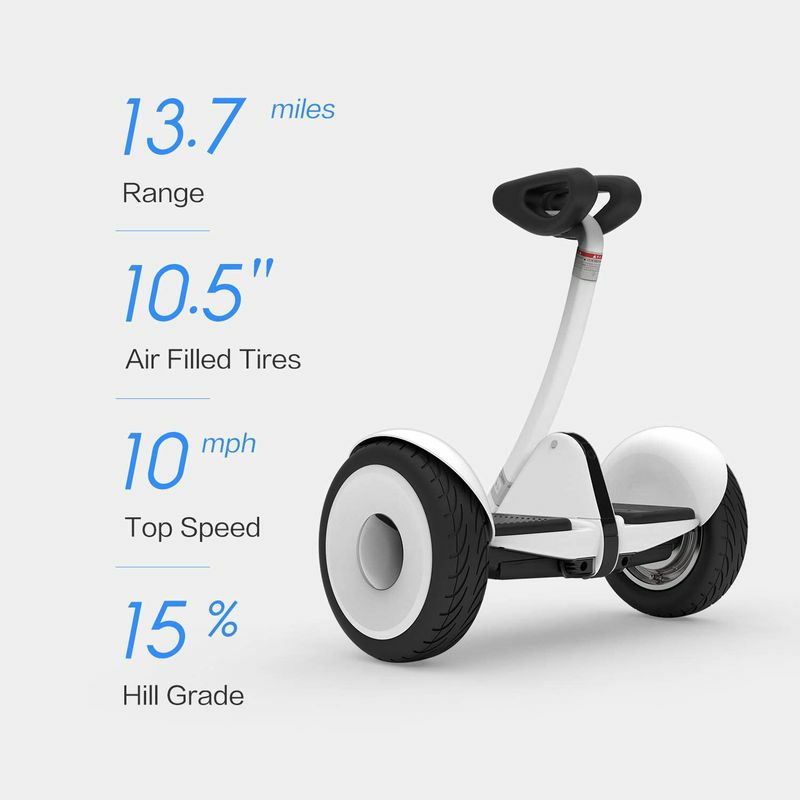 セグウェイミニプラスSEGWAYminiPLUS|SmartSelf-BalancingPersonalTransporter,11-InchPneumaticTires,upto22-milerangeand12.5mph,“followme”feature,FullyIntegratedMobileApp.,RemoteControl