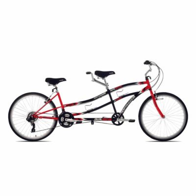 タンデム 自転車 二人乗り ケントノーストウッド 前輪26X後輪26インチ Kent Northwoods Dual Drive Tandem Bike(26-Inch Wheels)【組立要】