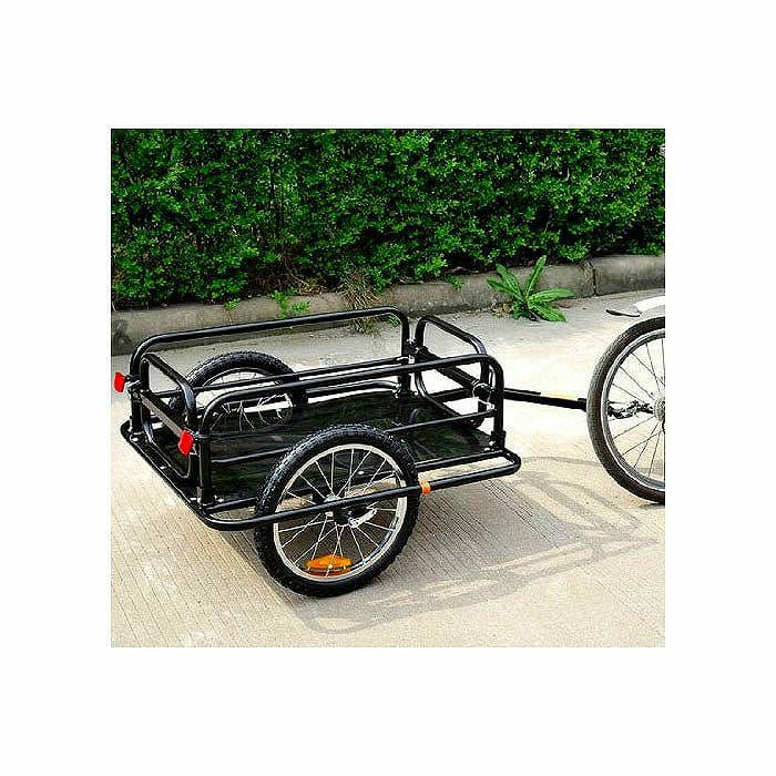 自転車用トレーラー 貨物 サイクルトレーラー Aosom Wanderer Bicycle Bike Cargo / Luggage Trailer  【組立要】【代引不可】 | アルファエスパス