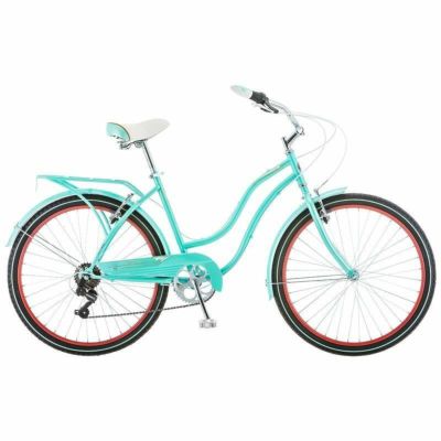 自転車 シュウィン 26インチ Ladies Perla 7 Speed Cruiser Bike, 26-Inch, Blue