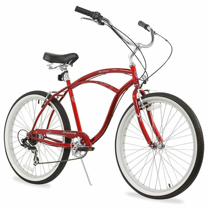 ビーチクルーザー男性用自転車26インチ7スピードFirmstrongUrbanManBeachCruiserBicycle26"/7-Speed