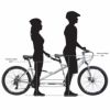 タンデム自転車26インチSchwinnTwinnTandem26”WheelBicycle,Grey,OneFrameSize20”
