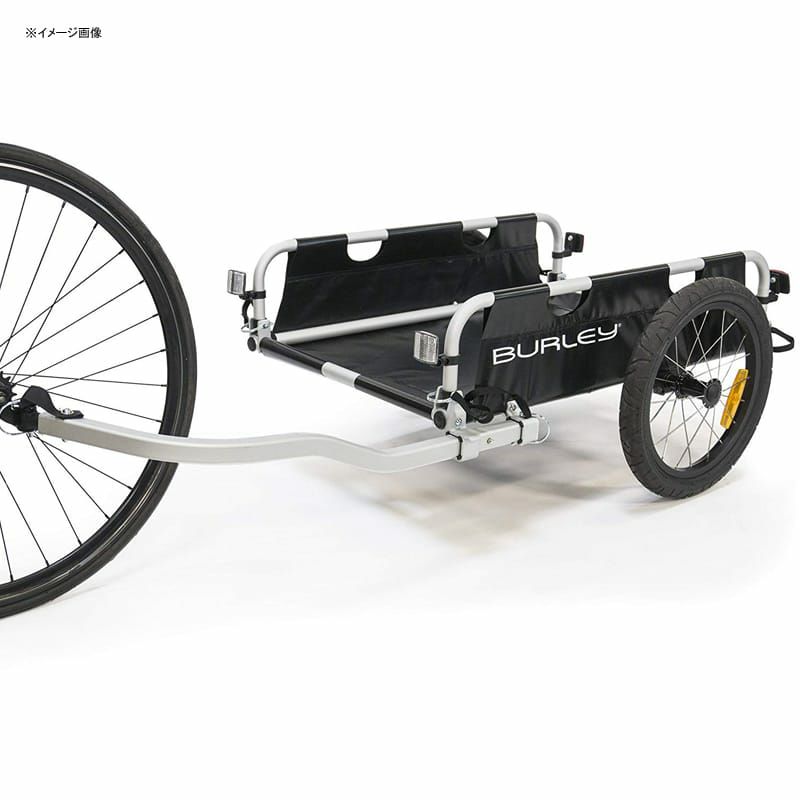 バーレーサイクルトレーラーフラットベッド自転車用トレーラーBurleyDesignFlatbed,Black