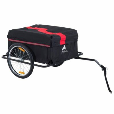 サイクルトレーラー 自転車用トレーラー Aosom Elite II Bike Cargo / Luggage Trailer【代引不可】