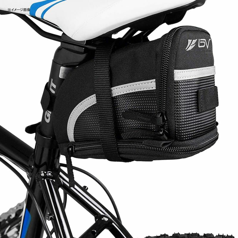 自転車サドルバッグロードバイククロスバイクBVBicycleStrap-OnBikeSaddleBag/SeatBag/CyclingBag