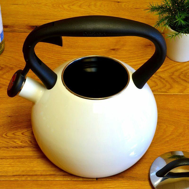 【送料無料】クイジナートホーロー笛吹きケトル2L白CuisinartValor2Qt.TeaKettle-WhiteCTK-EOSTRW【smtb-k】【kb】【RCP】