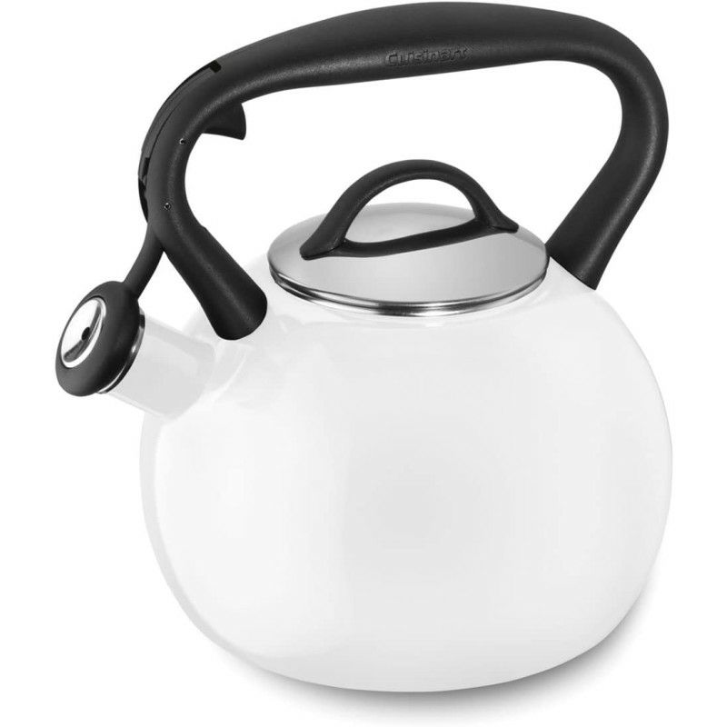 クイジナートホーロー笛吹きケトル2L白IH対応CuisinartValor2Qt.TeaKettle-WhiteCTK-EOSTRW