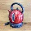 コードレス電気ケトルブラック＆デッカーレッド1.7LBlack&DeckerCK1500RCordlessElectric57-1/2-OunceDomeKettle,Red家電