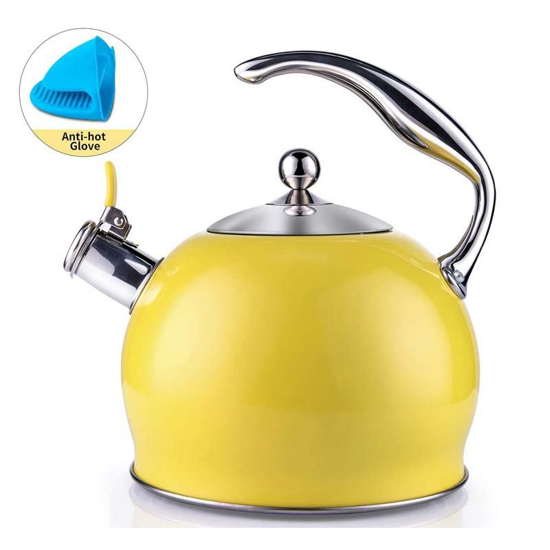 笛吹ケトルやかん3LステンレスIH対応TeaKettleBest3QuartinductionModernStainlessSteelSurgicalWhistlingTeapot-TeaPotForStoveTop