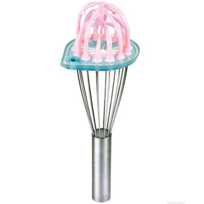 ウィスクワイパー泡立て器用スクレーパーWhiskWiper-WipeaWhiskEasily-MultipurposeKitchenTool,MadeInUSA-Includes11"Stainless-SteelWhisk-CoolBakingGadget,AGreatGiftForMenandWomen(Color:GlassBlue)