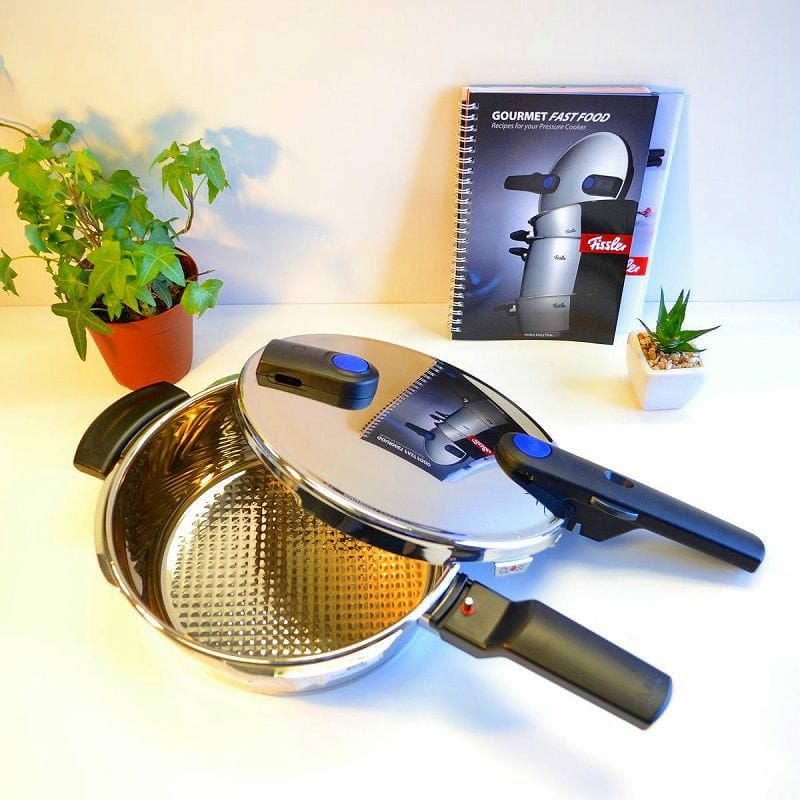 【送料無料】フィスラーヴィタクイック圧力鍋スキレットノヴォグリル付き22cm、2.7LFisslerVitaquickPressureSkilletwithNovogrill8.7inch-2.7qt.【smtb-k】【kb】