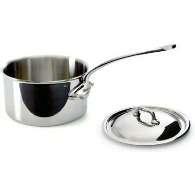 ムヴィエール モービル ソースパン 片手鍋 蓋付 12cm 700ml ステンレス 5層 IH対応 ムビエル モビエル モヴィエル フランス Mauviel 521013 M'cook Saucepan