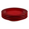 ル・クルーゼディナーウェア食器16点セットルクルゼルクルーゼLeCreusetPGWSV16-0367StonewareDinnerwareSet,16Piece,Cerise(CherryRed)