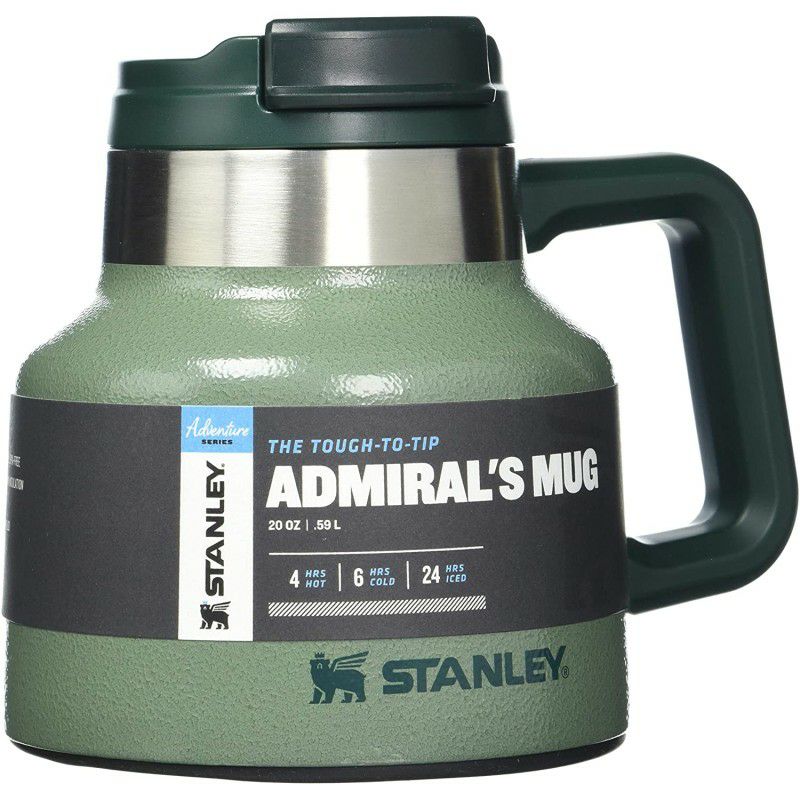 スタンレー魔法瓶マグフタ付590ml保温保冷ステンレスStanleyAdventureTough-to-TipAdmiral'sMug20oz