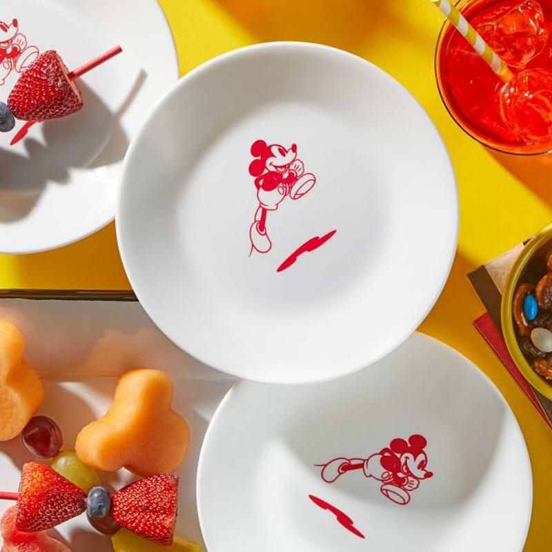 ミッキーマウスジャンプアペタイザープレート皿直径16cmコレールCorelle6.75"AppetizerPlate:MickeyMouse-Jump