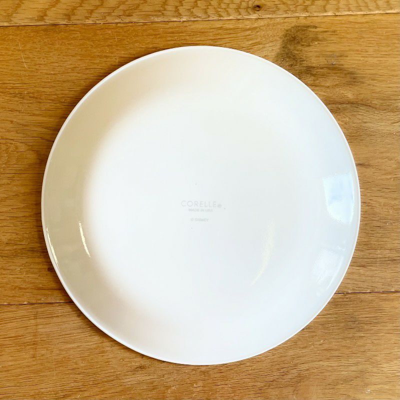 ミッキーマウスサラダプレート皿直径22cmコレールCorelle8.5"SaladPlate:MickeyMouse-TheTrueOriginal