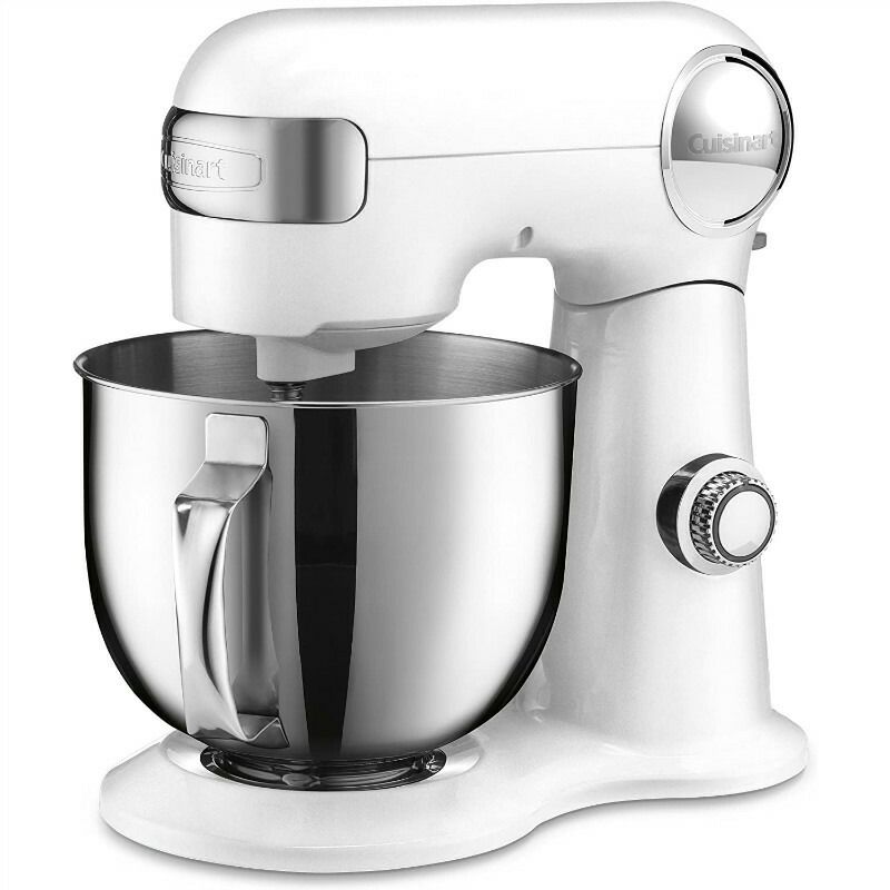 スタンドミキサー5.2LステンレスボウルクイジナートCuisinartSM-50BC5.5-QuartStandMixer,BrushedChrome,SilverLining家電