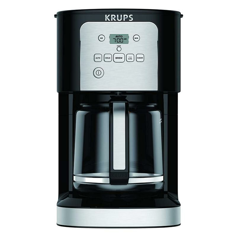 コーヒーメーカー 12カップ ガラスカラフェ タイマー付 クラップス KRUPS 7211002967 EC321 Coffee Machine,  12-Cup 家電 | アルファエスパス