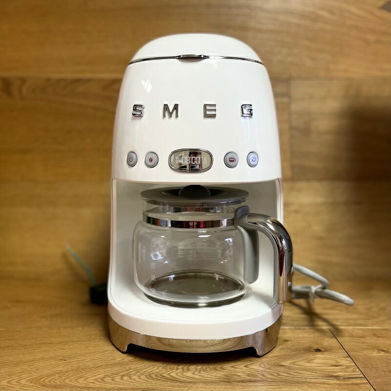 スメッグドリップコーヒーメーカー10カップ'50sスタイルレトロSmegDripCoffeeMakerDCF02家電