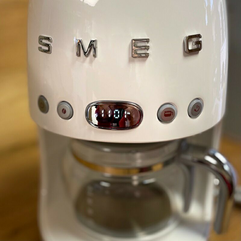 スメッグドリップコーヒーメーカー10カップ'50sスタイルレトロSmegDripCoffeeMakerDCF02家電