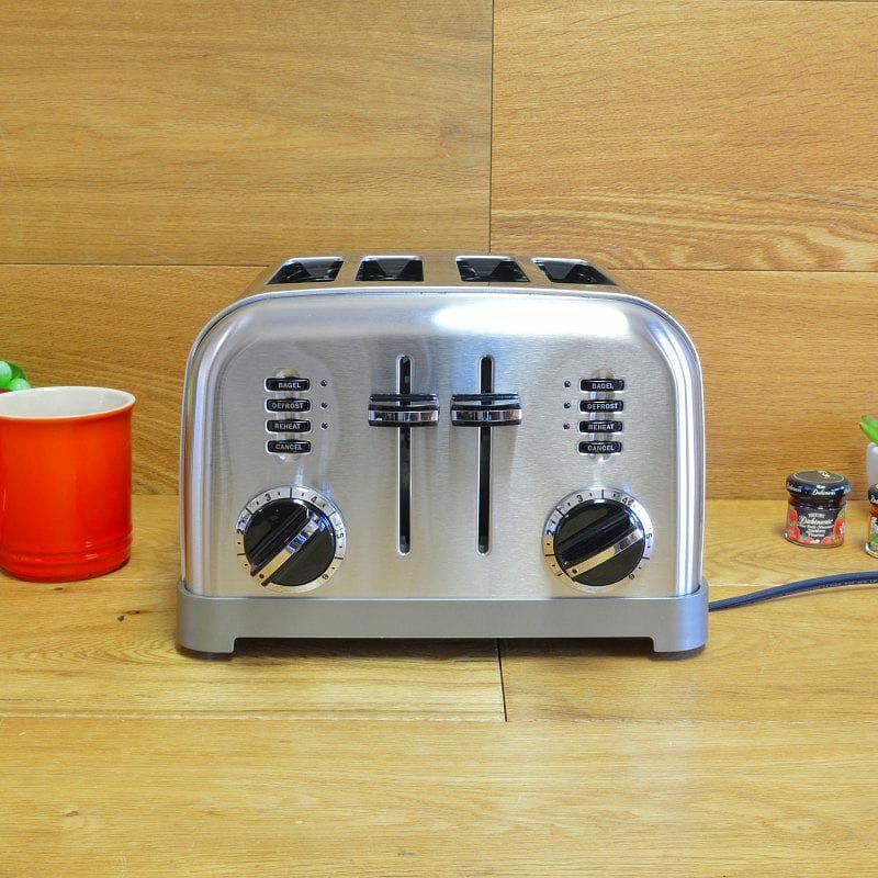 【送料無料】クイジナートメタルクラシック4枚焼トースターCuisinartCPT-180MetalClassic4-SliceToaster,BrushedStainless