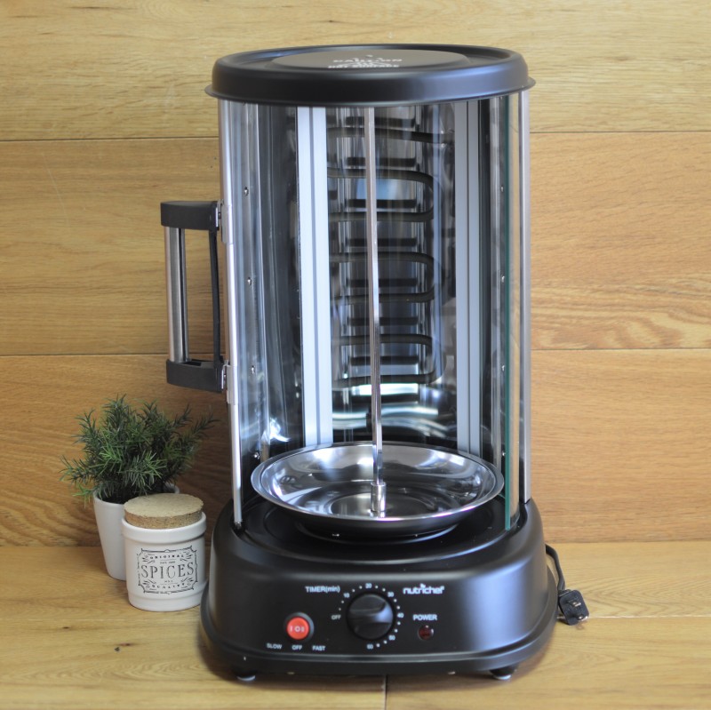 回転オーブンロティサリーケバブチキン丸焼き鶏NutriChefCountertopVerticalRotatingOvenRotisserieShawarmaMachine,PKRTVG34家電