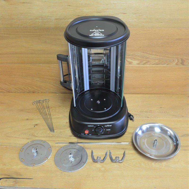 回転オーブンロティサリーケバブチキン丸焼き鶏NutriChefCountertopVerticalRotatingOvenRotisserieShawarmaMachine,PKRTVG34家電
