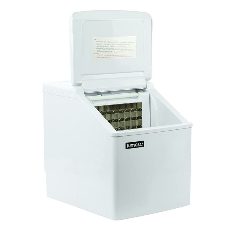 電気製氷機アイスメーカー電動透明な氷LumaComfortIM200WIceMaker,28Pound,White家電