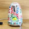 スメッグドルチェ＆ガッバーナ電気ケトル1.7LイタリアSicilyIsMyLoveコレクションDolceandGabbanaxSmegElectricKettle,