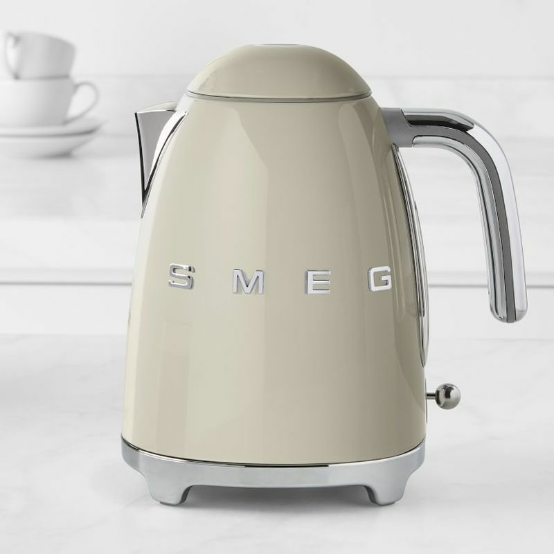 電気ケトル1.7L'50スタイルレトロスメッグSmegElectricKettle3DLogoKLF03家電