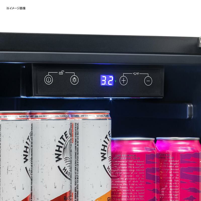 全天候型冷蔵庫ビルトイン最大90缶キャスター付ステンレス屋外設置NewAir15”Built-in90CanOutdoorBeverageFridgeinWeatherproofStainlessSteel家電