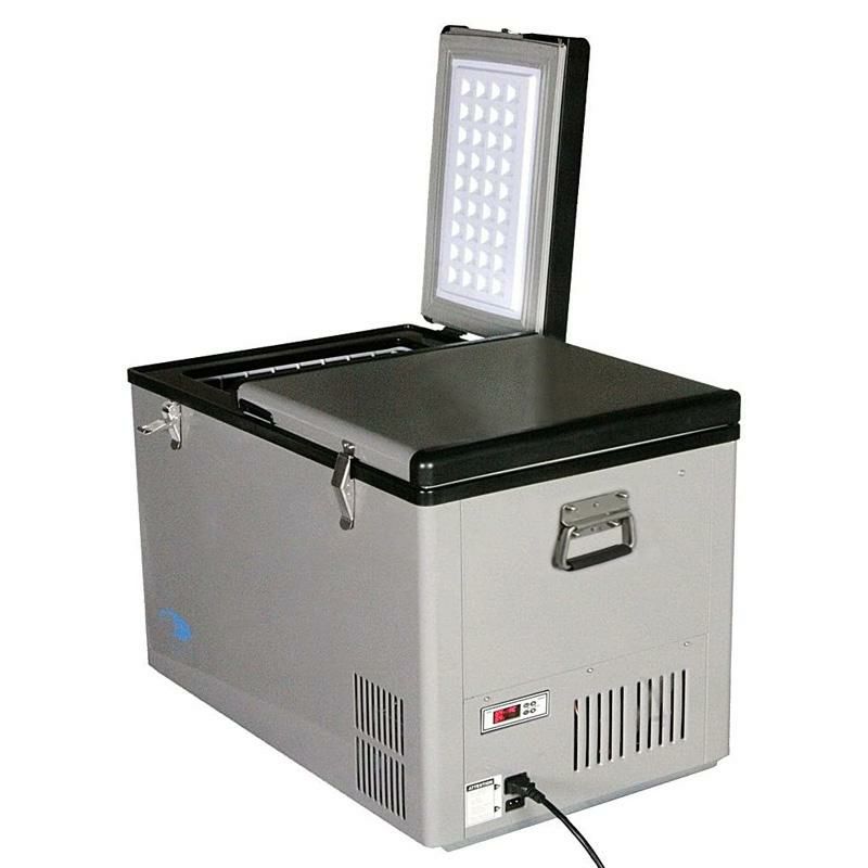 冷蔵庫冷凍庫60Lポータブル持ち運びDC/AC電源デュアルゾーン温度制御車キャンプWhynter62QuartDualZonePortableFridge,AC110V/DC12VTrueFreezerforCar,Home,Camping,RV-8°Fto50°F,OneSize,Gray家電