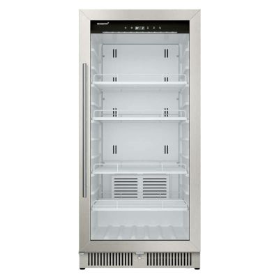 ビルトイン 冷蔵庫 約270L ガラスドア 幅61cm EdgeStar 9.53 Cu. Ft. Commercial Beverage Merchandiser With Temperature Alarm and Reversible Door bci4169468【代引不可】 家電