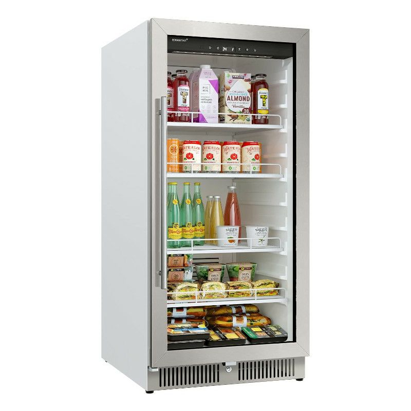 ビルトイン冷蔵庫最大80缶カウンター下ブラックKoldfrontBBR900BL80Can15InchWideBuilt-InBeverageCooler-Black